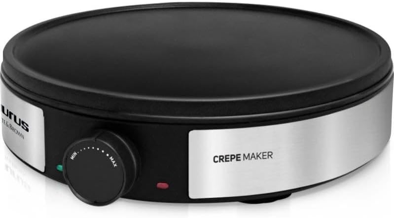 Taurus S164 Crepera, 1200 W, Aluminium, Schwarz