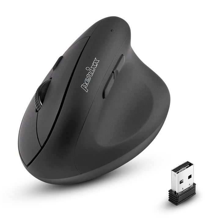 Perixx PERIMICE-608 Programmierbare Ergonomische Maus - Vertikales Design - 800/1200/1600 dpi - Kabe