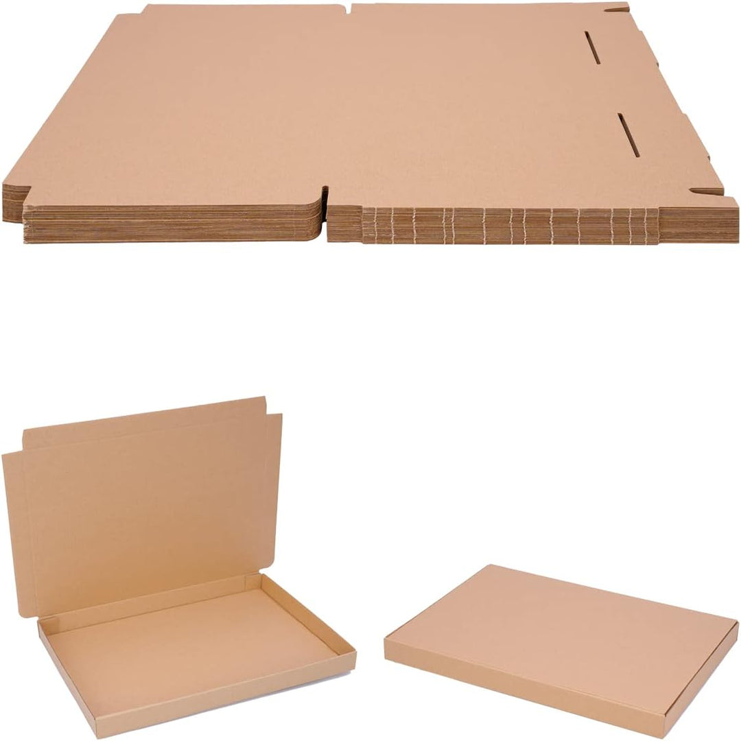 Faltschachteln 342 x 241 x 26 mm Braun (Aussenmass 350 x 250 x 30 mm) WP XS Versandkarton DHL Karton