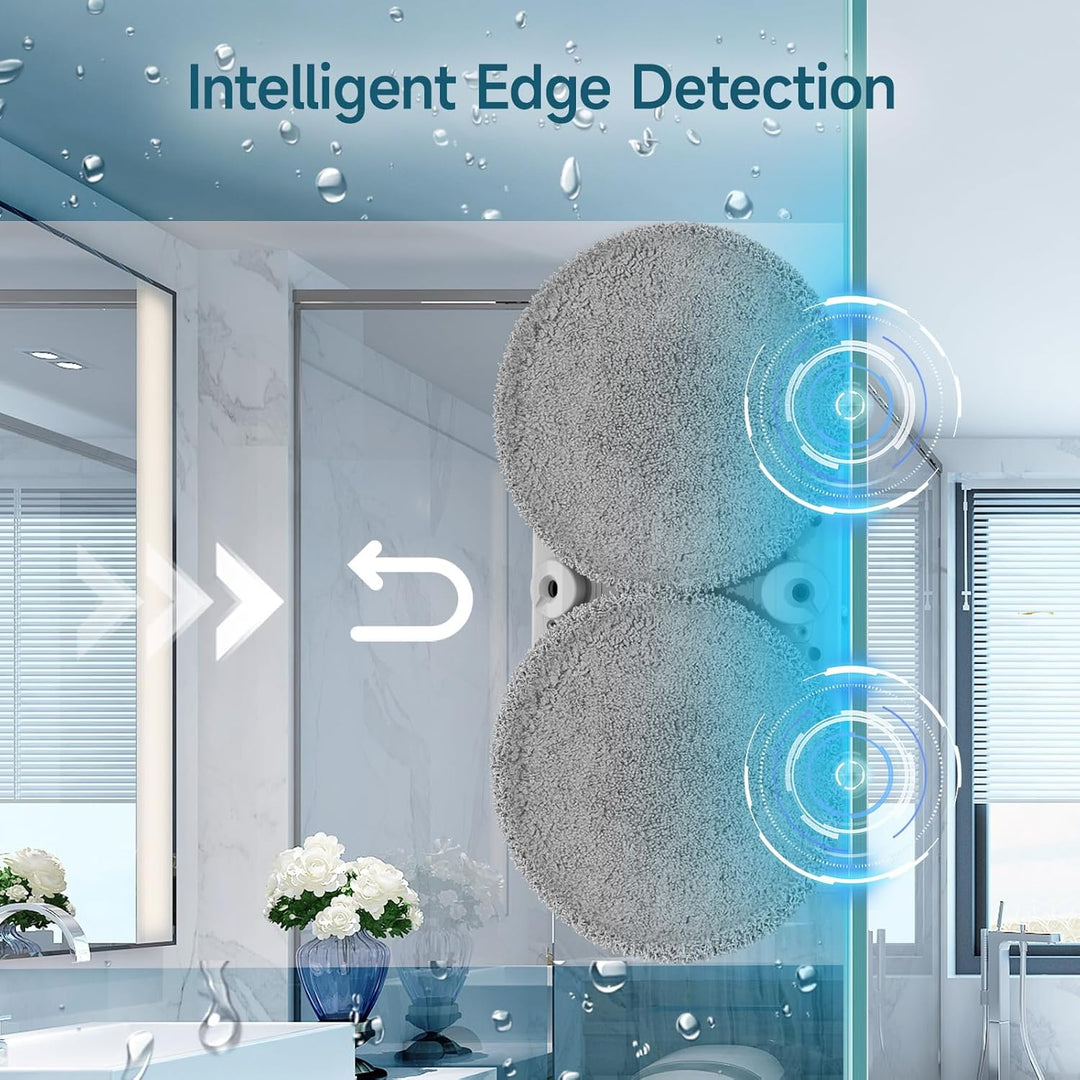 E300 Fensterputzroboter mit Doppelseitigem Sprühsystem, Auslaufsicherem Wassertank, Leicht Aufrüstba