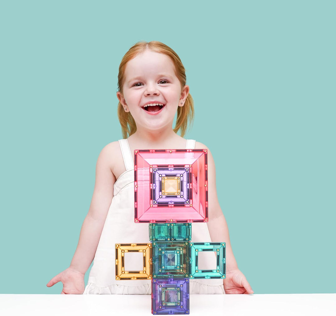 CONNETIX Magnetbausteine Pastell-Portal-Paket, 48 Stück
