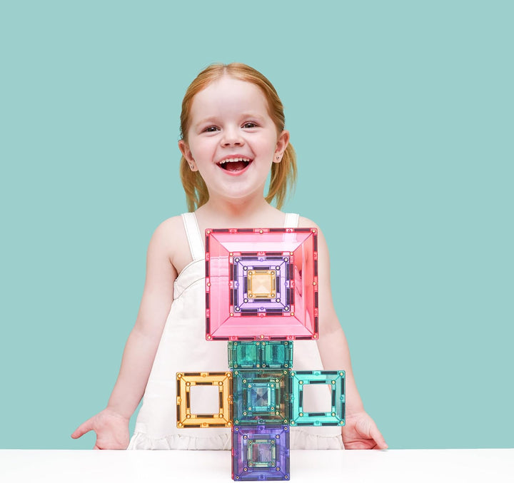 CONNETIX Magnetbausteine Pastell-Portal-Paket, 48 Stück