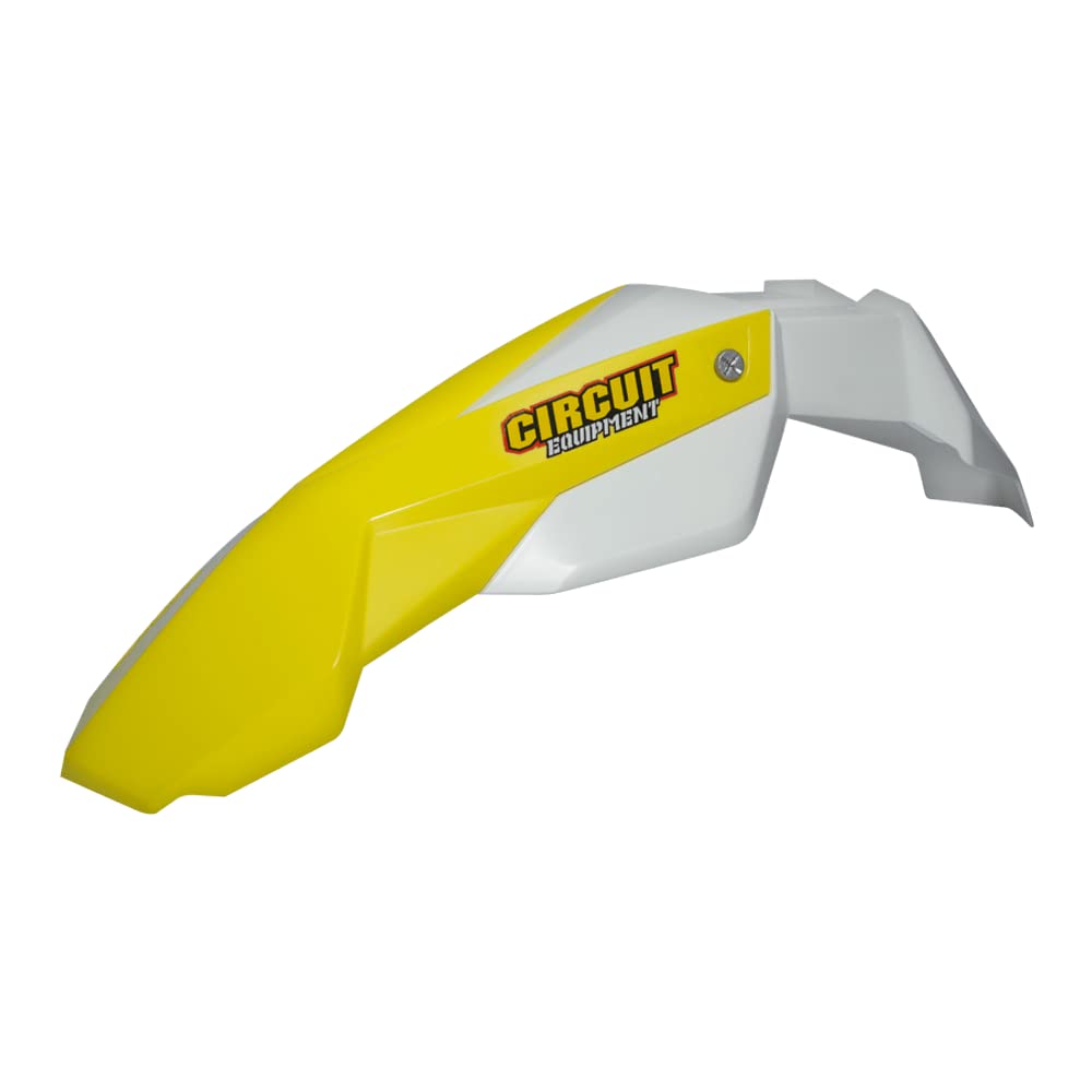 CIRCUIT Equipment PF004-226 Schutzblech vorne Stealth, Weiss/Gelb, Weiss/Gelb