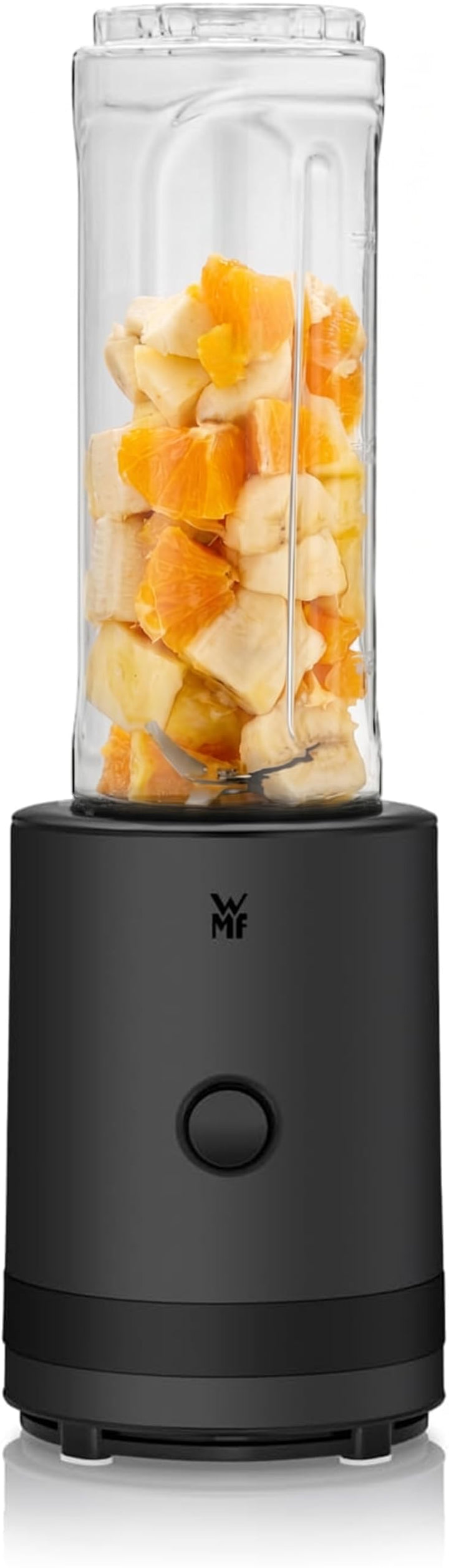 WMF Küchenminis Smoothie-to-go, Mini Standmixer mit zwei Mix-/Trinkbehältern 0,6l, Mixer Hochleistun