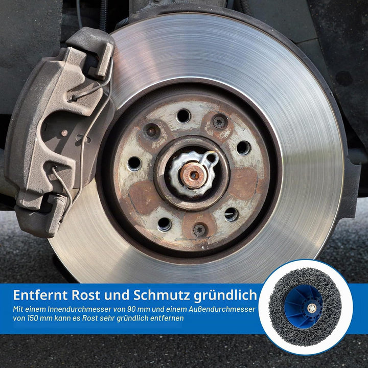 Radnabenschleifer Kugelkopfschleifer für Anhängerkupplung, Innen-Ø 90mm Aussen-Ø 150mm Nabenschleife