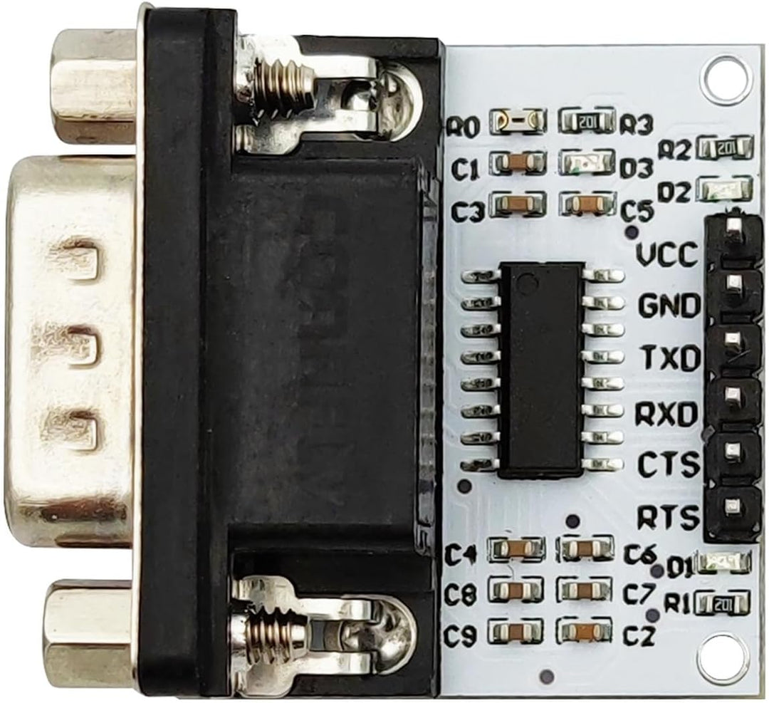 RS232 zu TTL Seriell-Interface-Modul, DB9-Stecker-Schnittstelle, SP3232-Chip, unterstützt 3,3V/5V Pe