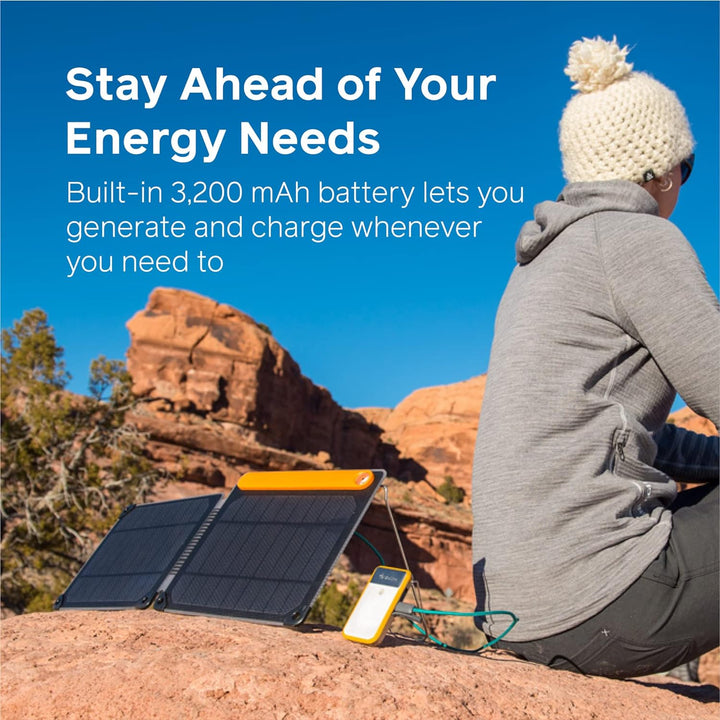 BioLite SolarPanel Ultradünnes Modul mit integriertem 3200 mAh Akku, 5 oder 10 W 10 W, 10 W