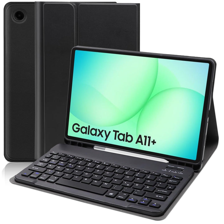Tastatur Hülle für Samsung Galaxy Tab A11+ Plus 11 Zoll 2025 / Tab A9+ Plus 11 Zoll 2023 Tablet, Mag