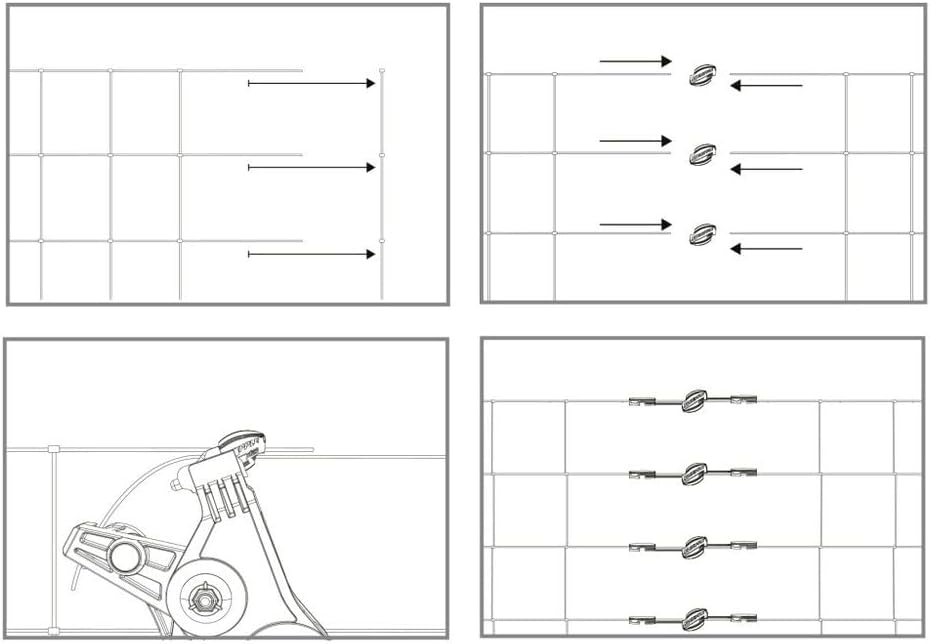 Kerbl 44707 Gripple-Drahtverbinder Stahldraht Ø 1,4 - 2,2 mm, 20 Stück Small – Ø 1,40 - 2,20 mm, Sma