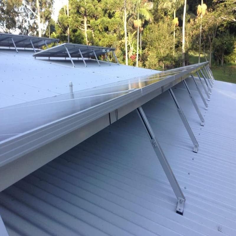 Solarmodul Dachhalterung Montage Balkongeländer, Befestigung Extra lange 1040mm Aufständerung, 0-60°