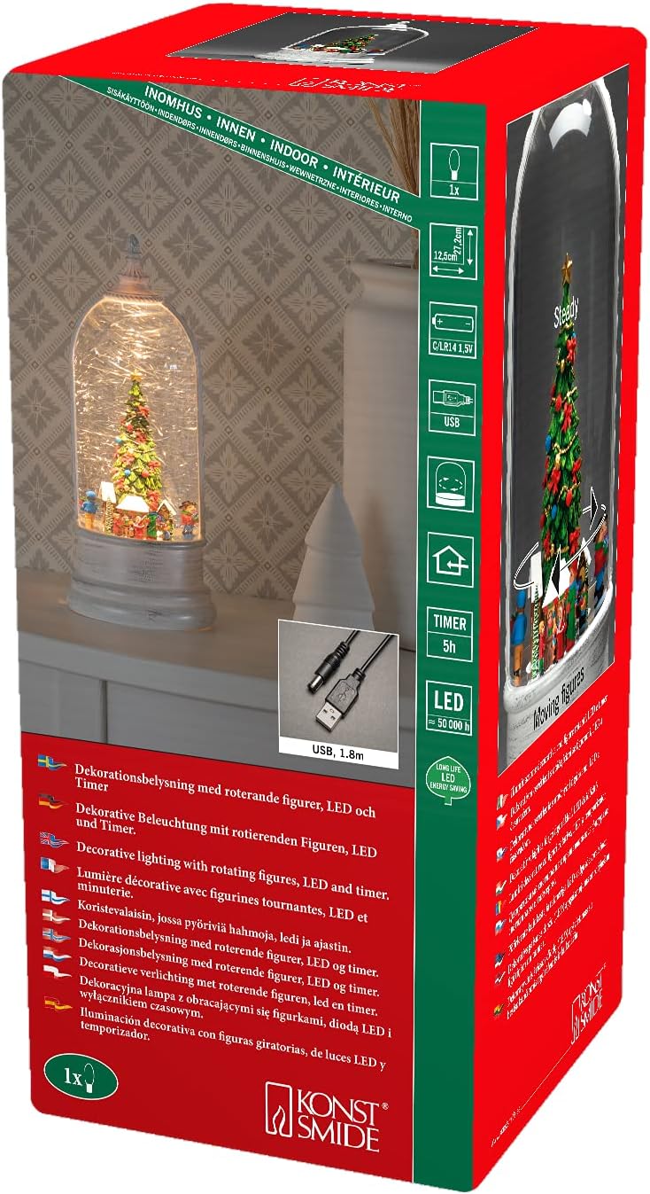 Konstsmide 4261-200 LED-Szenerie Warmweiss LED Weiss Wasserlaterne, Wasserlaterne