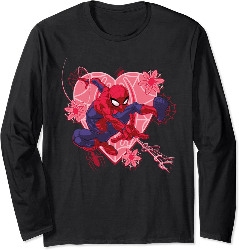 Marvel Spider-Man Hearts and Flowers Valentine&