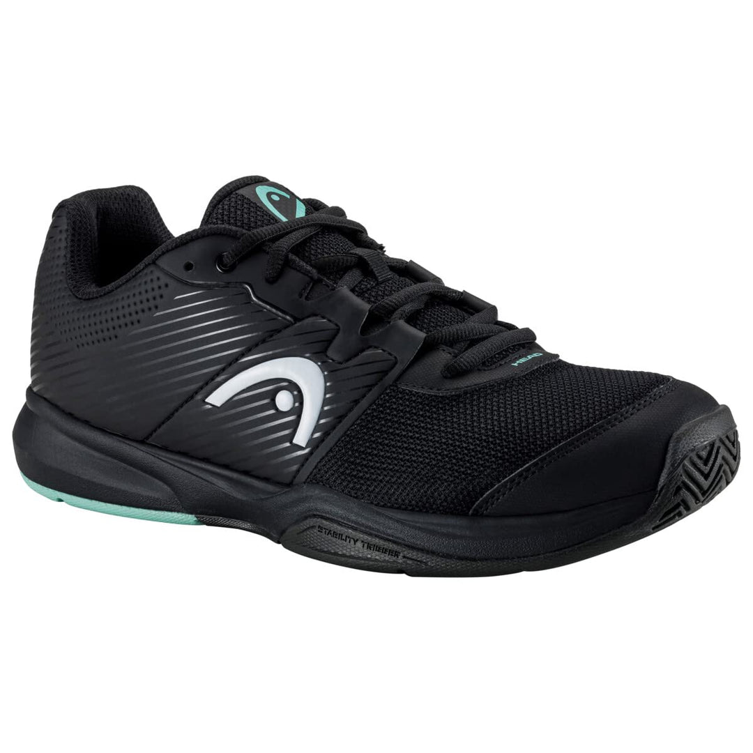 HEAD Herren Revolt Court MenTennisschuh 42 EU Schwarz Teal, 42 EU Schwarz Teal