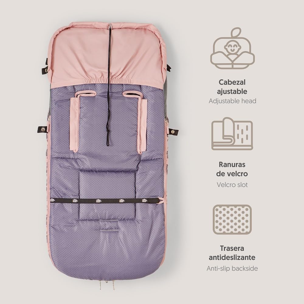 INTERBABY Universal Fusssack Kinderwagen Winter | Weiche, Warme, Wintersack Kinderwagen | Abnehmbare