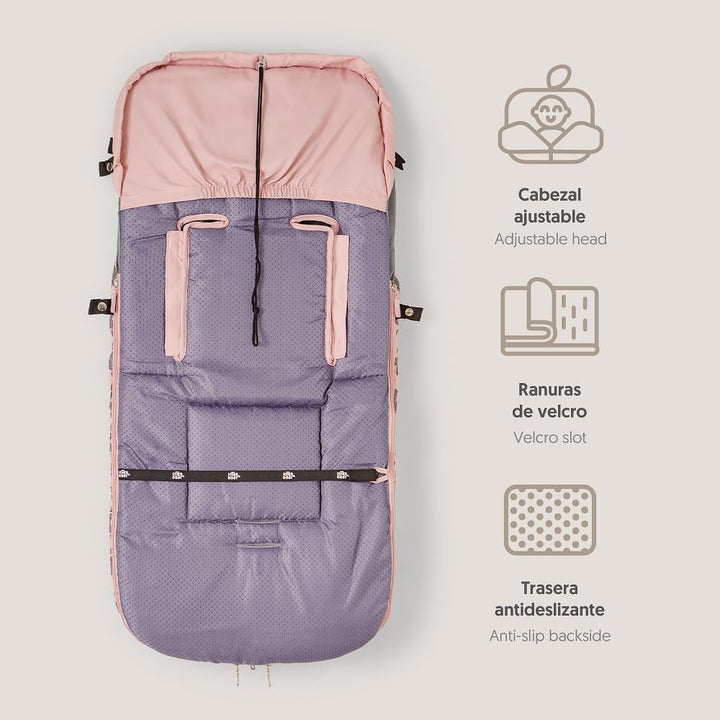 INTERBABY Universal Fusssack Kinderwagen Winter | Weiche, Warme, Wintersack Kinderwagen | Abnehmbare