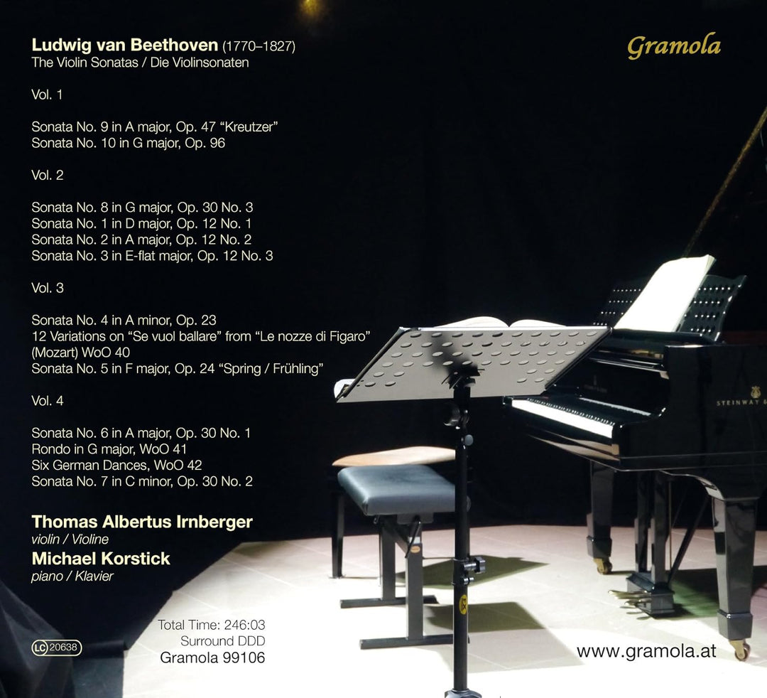 Beethoven: Die Violinsonaten [4 s], Audio-CD