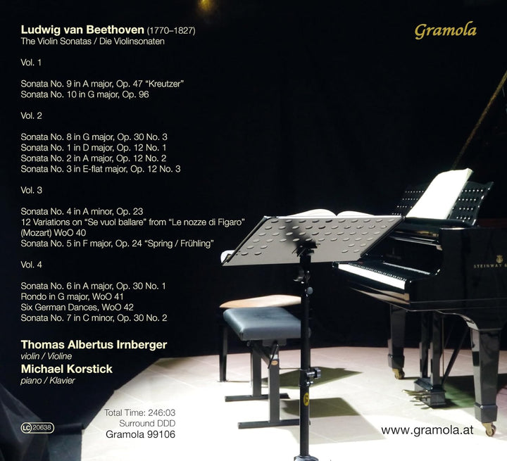 Beethoven: Die Violinsonaten [4 s], Audio-CD