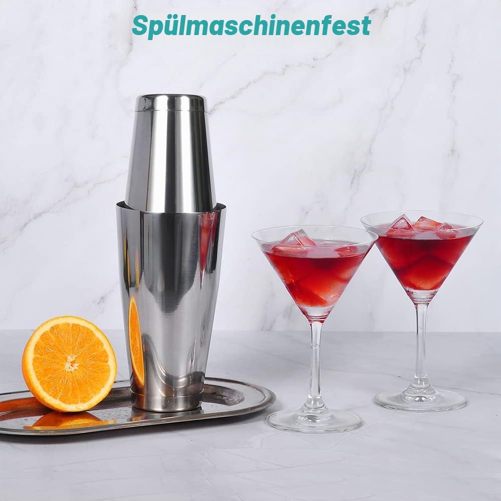 Etens Cocktail Shaker, Professional Boston Shaker, Edelstahl Martini Shaker Drink Shaker für Barendi