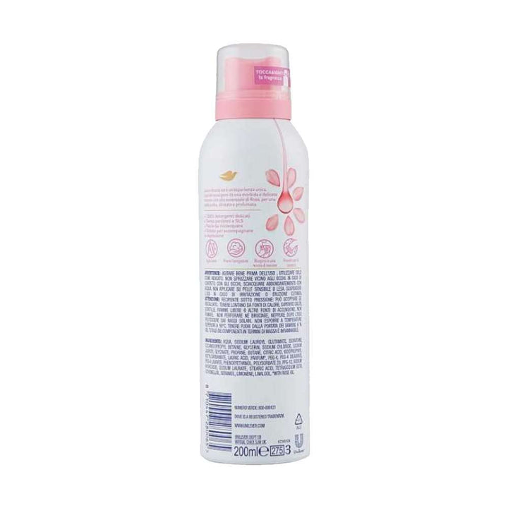 5 x Dove Duschmousse mit Rosenöl Weichheit und Nährung 24h - 5 Flaschen à 200 ml Rose 200.00 ml (5er