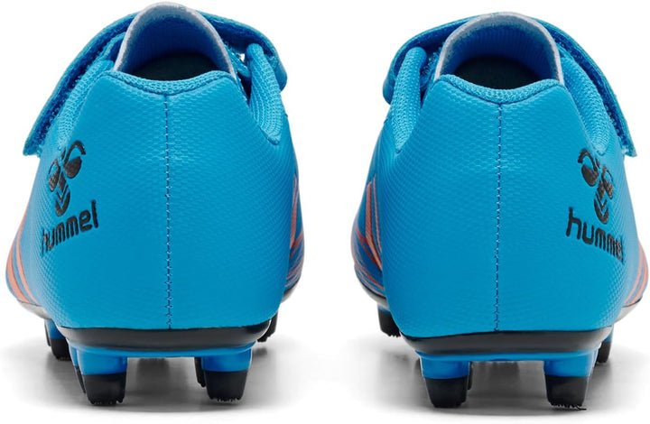 hummel Klettverschluss Turf, Soft Ground, Firm Ground Top Star Fussball Kinder 32 EU Blue Orange, 32