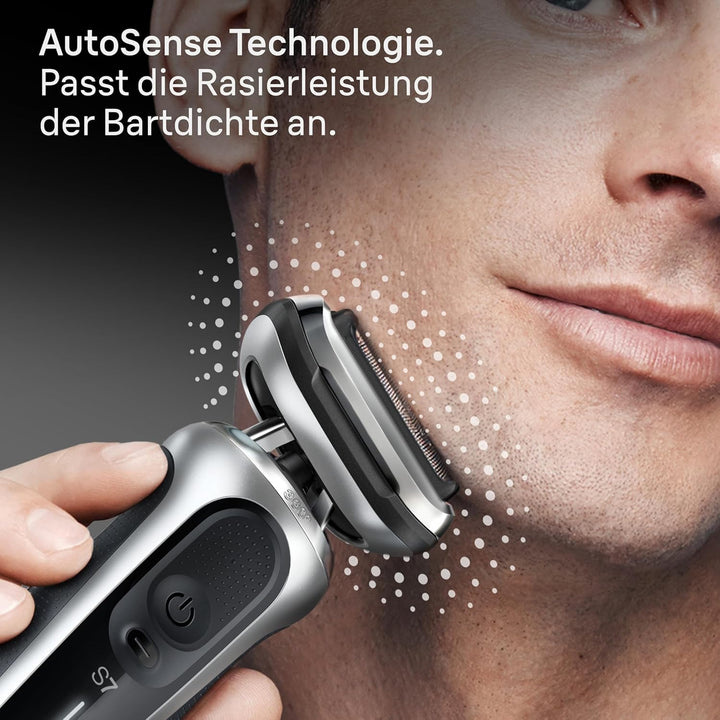 Braun Series 7 Flex mit Reinigungsstation, Trimmer & Rasierer Herren Elektrisch, silber + Bodygroome