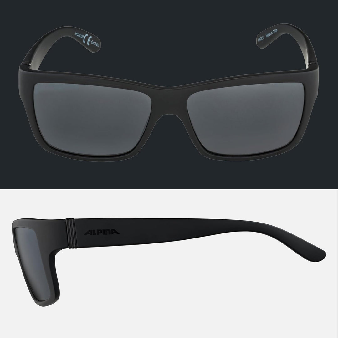 ALPINA KACEY - Verspiegelte und Bruchsichere Sonnenbrille Mit 100% UV-Schutz Für Erwachsene, all bla