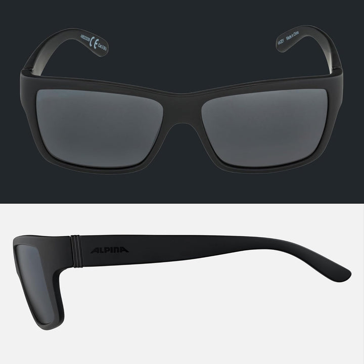ALPINA KACEY - Verspiegelte und Bruchsichere Sonnenbrille Mit 100% UV-Schutz Für Erwachsene, all bla