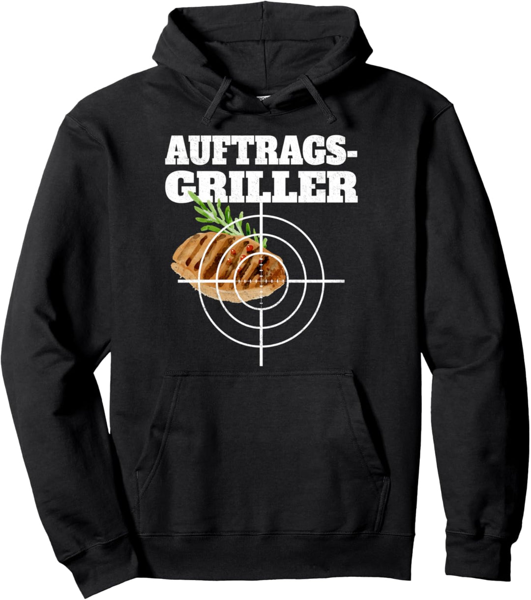 Auftragsgriller Steak Grillen Sommer Grillparty Chef Grill Pullover Hoodie