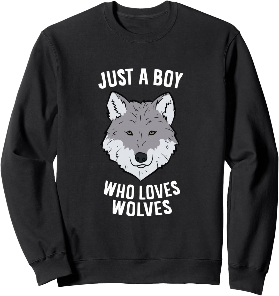 Lustiger Wolfsjunge. Sweatshirt