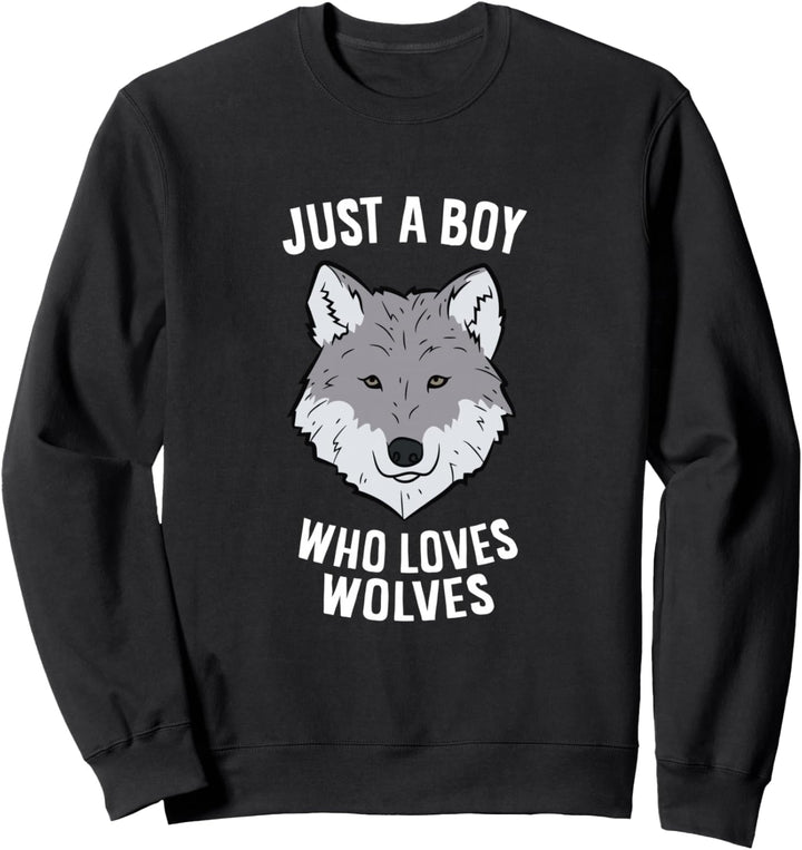 Lustiger Wolfsjunge. Sweatshirt