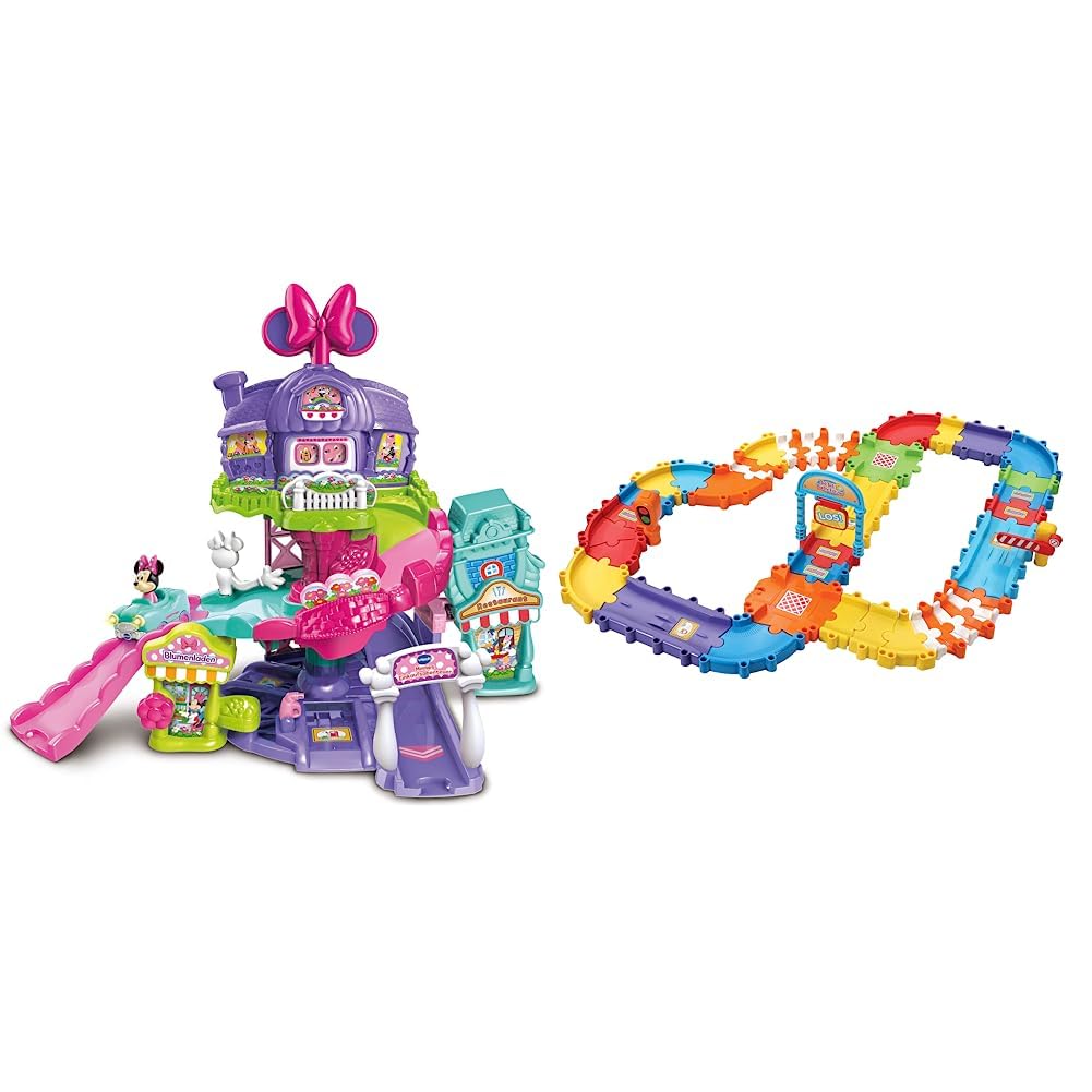 Vtech 80-521804 TUT TUT Baby Flitzer - Minnies Einkaufsabenteuer &amp; TUT TUT Baby Flitzer - Strassense