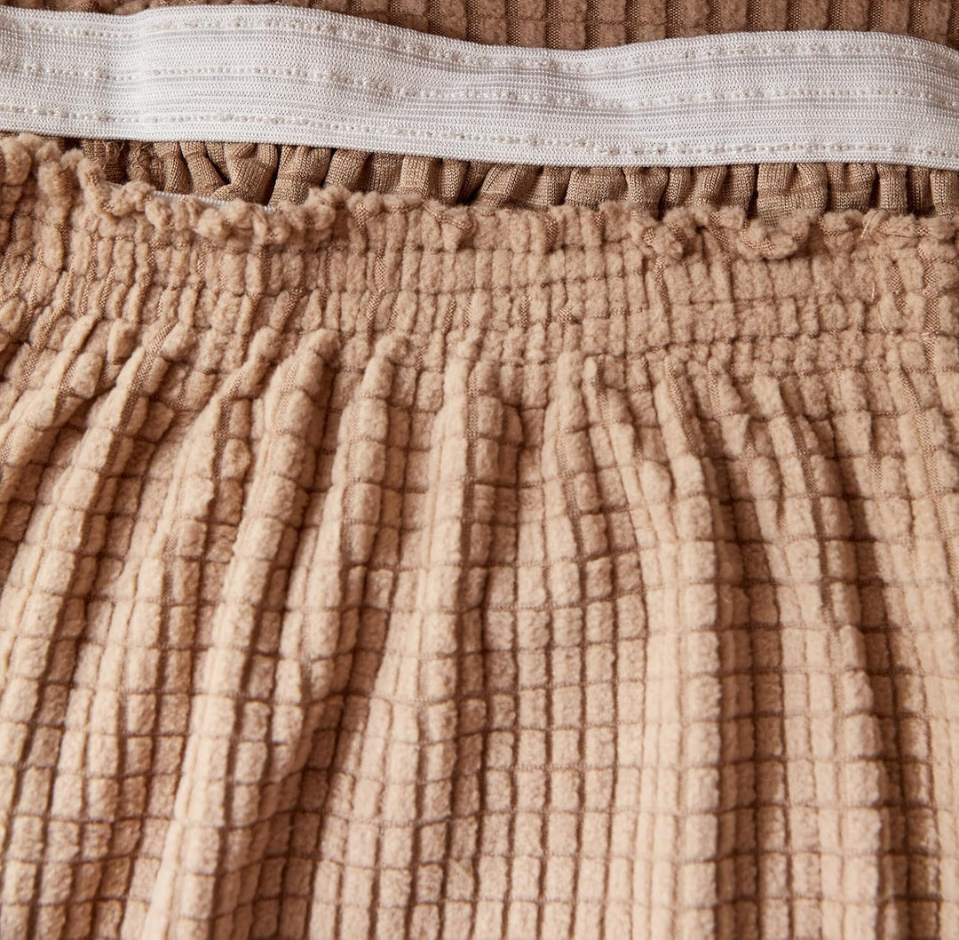 EBETA E Stuhlhussen 6 Stück, Elastische Stuhlbezug, Stretchhusse Stuhlüberzug Jacquard Hussen für Ho