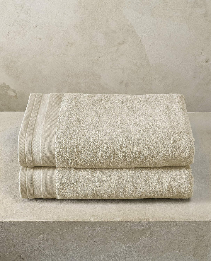 De Witte Lietaer Contessa Luxe Duschtücher, Baumwolle, 70 x 140 cm, Beige / Sand