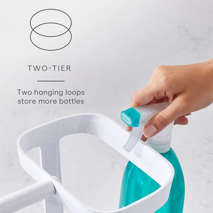 YouCopia SinkSuite Reinigungsbehälter unter dem Waschbecken, 2-stöckig, verstellbarer Reinigungsmitt