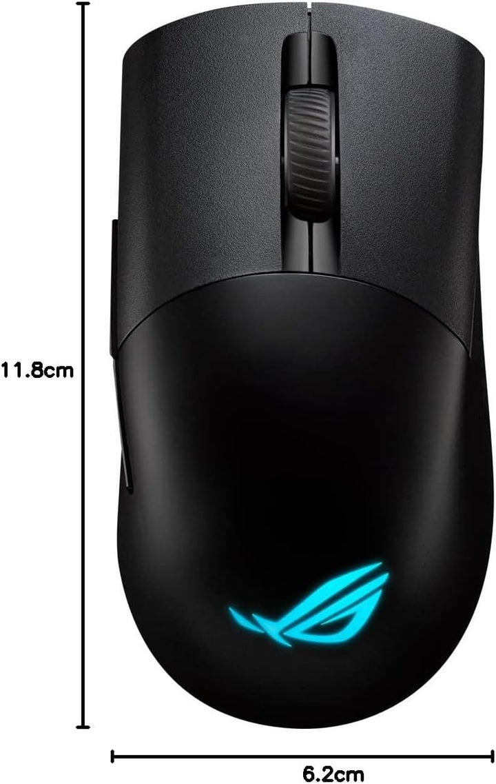 ASUS ROG Keris Wireless AimPoint RGB Gaming Maus (optischer ROG AimPoint-Sensor, 36.000 DPI, ROG Mic