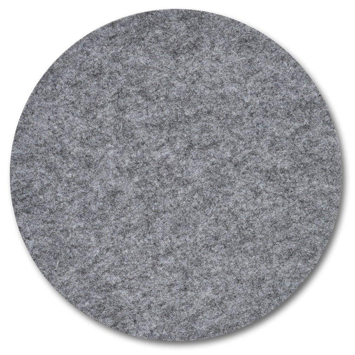 Zeller 27046 Platzset, Filz, grau, ca. Ø 38 cm ca. Ø 38 cm Grau, ca. Ø 38 cm Grau