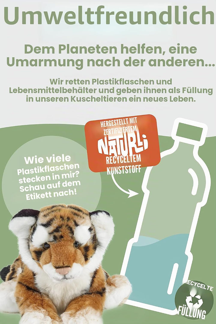 Living Nature Stofftier - Tigerjunges (25cm) S Tiger-Stil, S Tiger-Stil