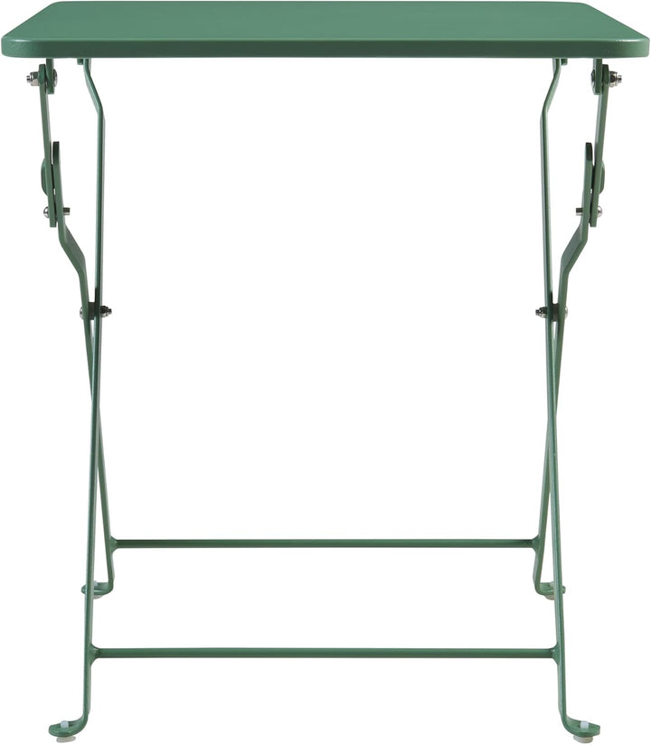 [en.casa] Campingtisch Vegårshei Klapptisch Gartentisch Stahl klappbar quadratisch Outdoor-Tisch fal