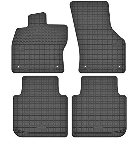 edecor Gummimatten Automatten Gummifussmatten Gummi Fussmatten Satz Set für VW Tiguan II Allspace ab