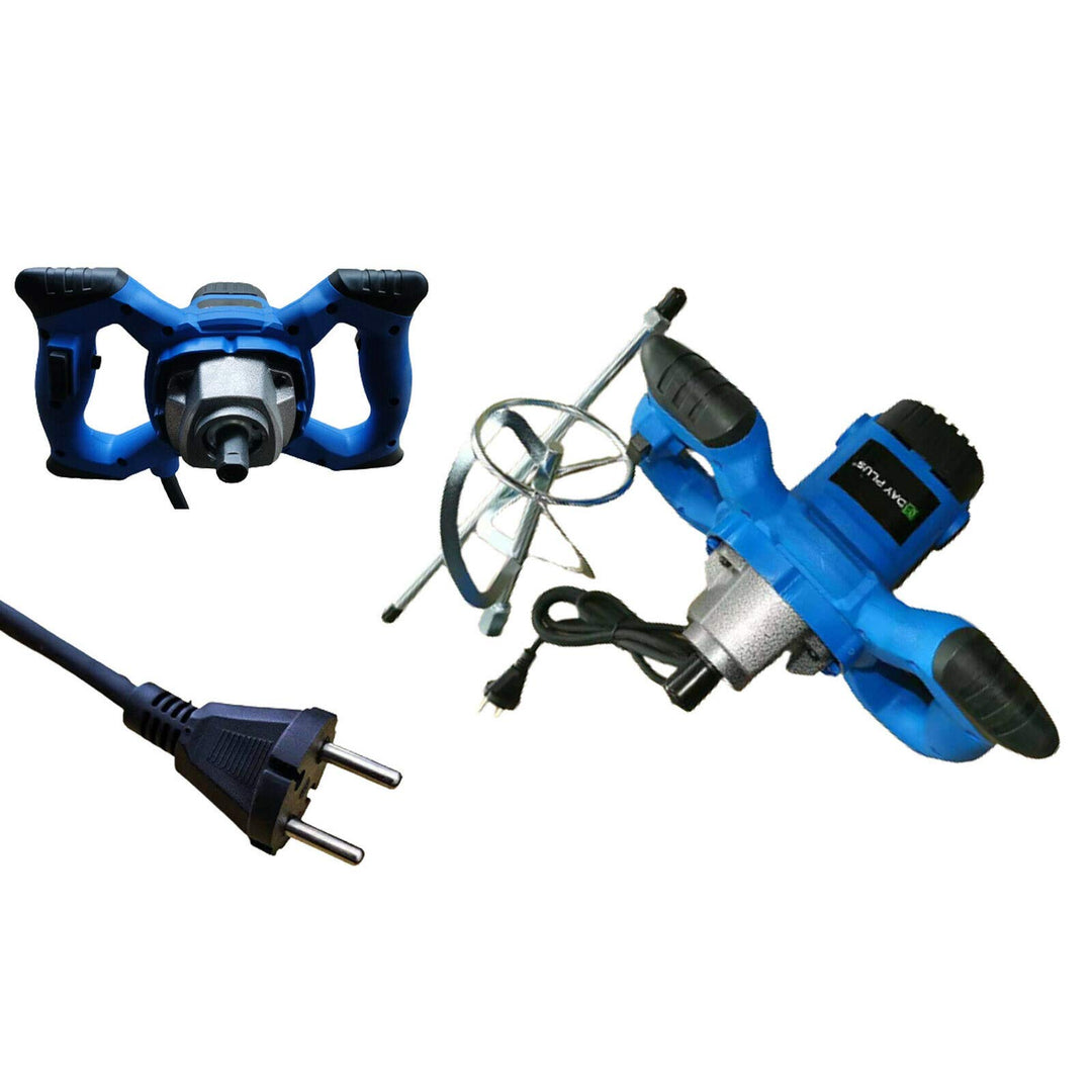 Rührwerk Mörtelrührer 230V, (Aufsatz 120 mm, 2600W, 0-1500 rpm, 6-Gang-Geschwindigkeitsregelung, Rüh