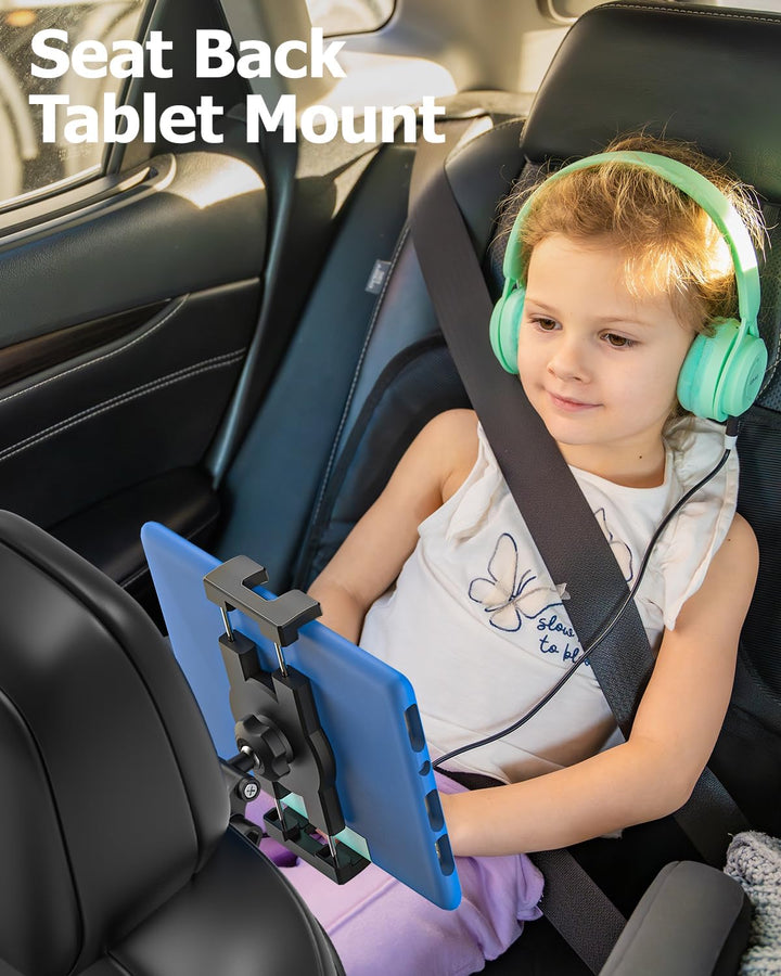 woleyi Tesla Tablet Halterung Rücksitz, Tesla Model 3/Y Kopfstütze Tablet Halterung für Kinder [Kuge