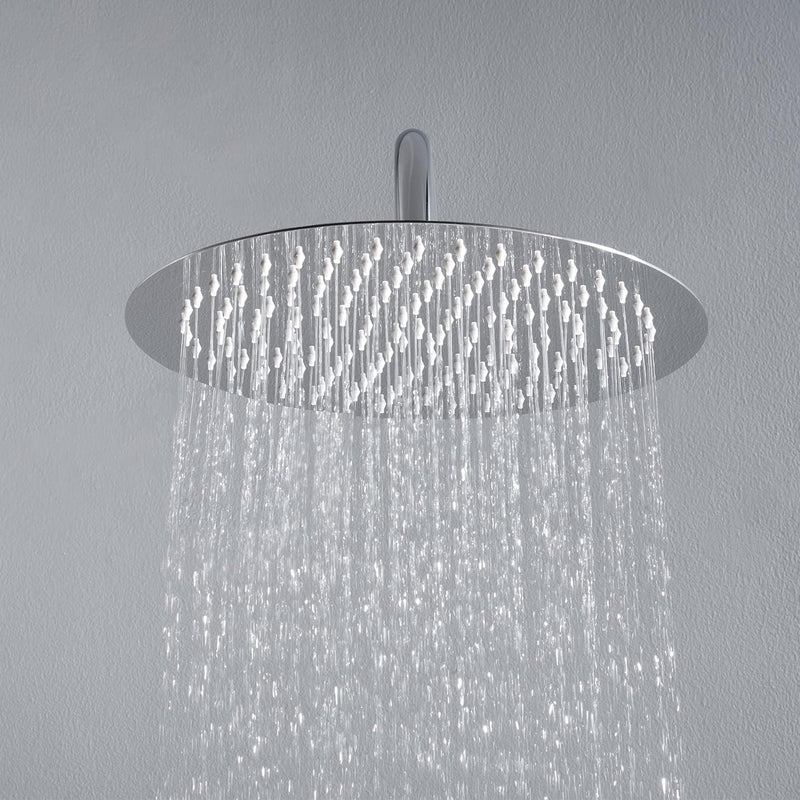 JOHO 304 Edelstahl Kopfbrause Duschkopf Regendusche Einbauduschkopf 30cm Rund D30cm RUND, D30cm RUND