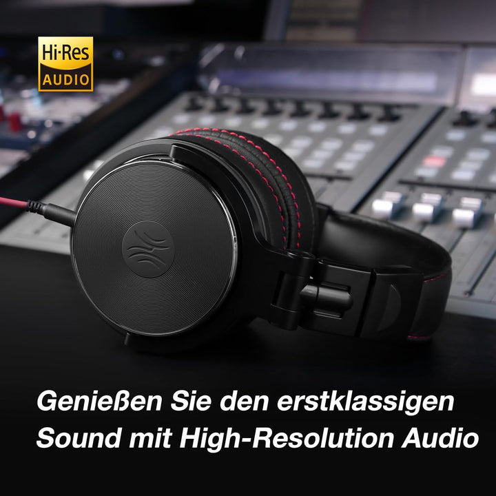 OneOdio Pro 50 Over-Ear Studiokopfhörer [Hi-Res Audio, 50mm Treiber] – Professionelle DJ Kopfhörer m