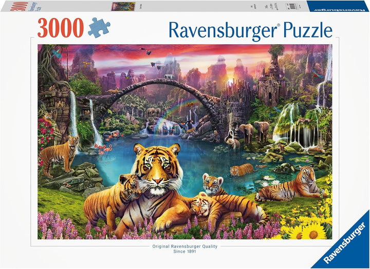 Ravensburger Puzzle 16719 - Tiger in paradiesischer Lagune - 3000 Teile Puzzle für Erwachsene und Ki