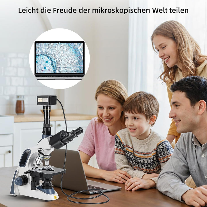 Swiftcam 10 Megapixel Kamera für Mikroskope, mit Reduzierobjektiv, Kalibrierungskit, Eyetube-Adapter