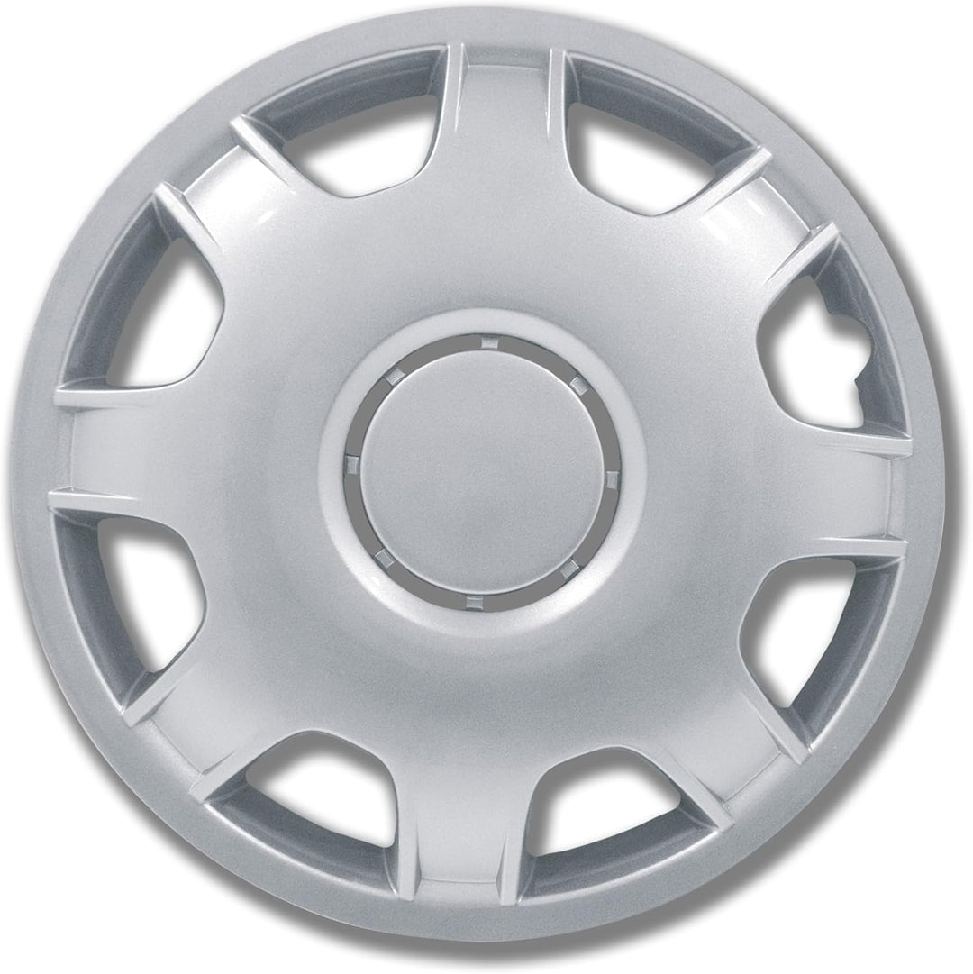 Petex RB514214 Radzierblende Speed Grösse 14 Zoll 2-fach lackiert Material: ABS in Box, silber - 4-e