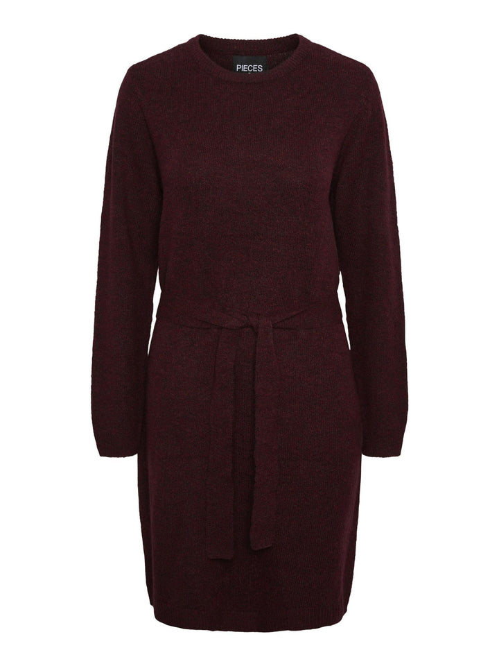 PIECES Female Strickkleid PCJULIANA XS Tawny Port, XS Tawny Port