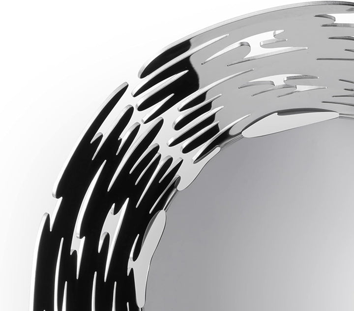Alessi Barket BM10/21 - Design Korbschale mit durchgebrochener Verzierung, 18/10 Edelstahl, 21 cm