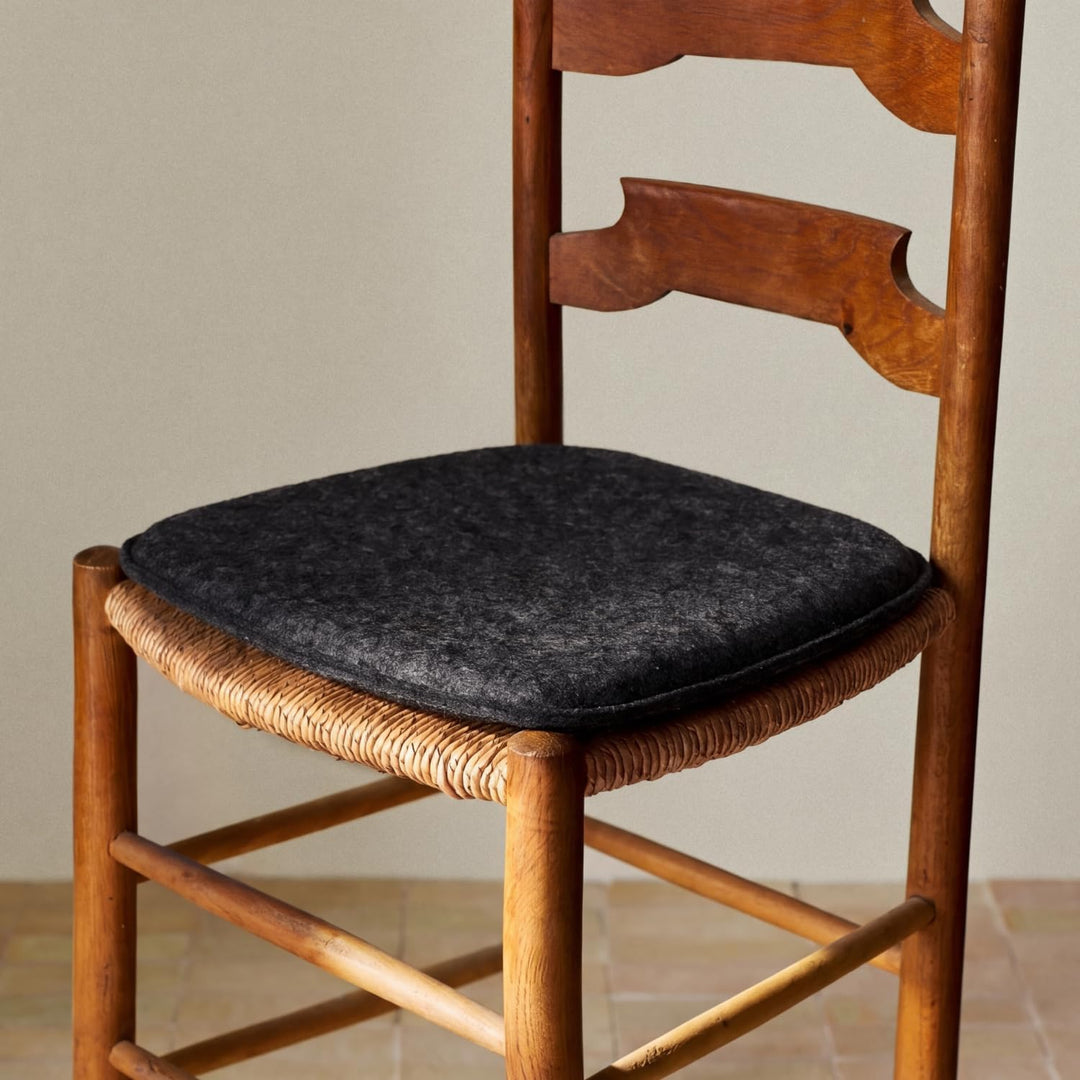 Sitzkissen Filz Eckig aus Wollfilz - Made in Germany - Stuhlkissen mit Wolle für EIN angenehmes Sitz