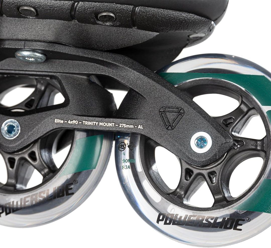 Powerslide Inline Skate Phuzion Enzo BW 90, für Fitness, für Damen und Herren 5, 5